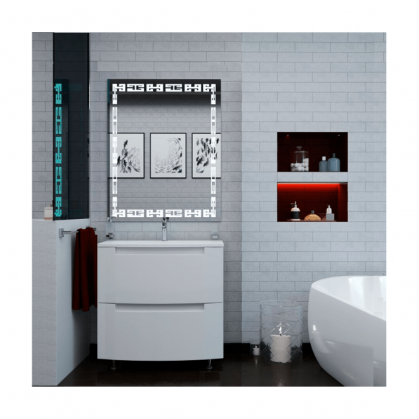 Kupi Ormarić s umivaonikom Headway 80 podni / Cena v trgovini Vsebo