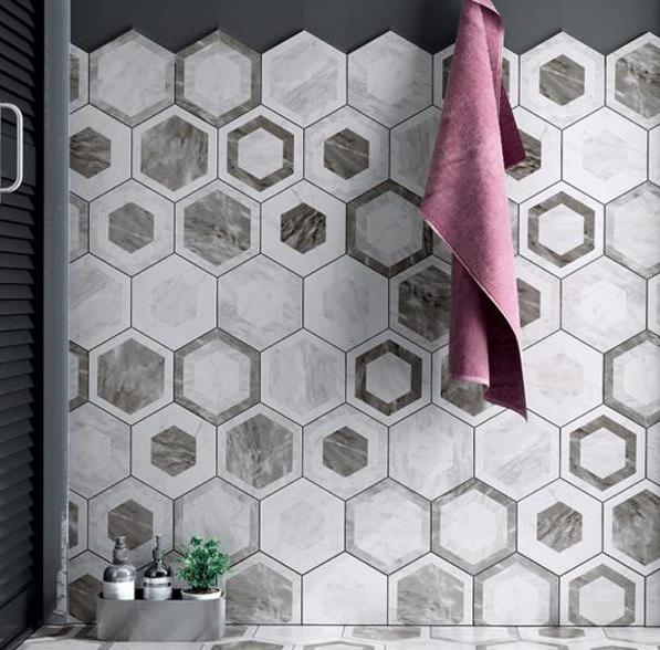 Kupi Bardiglio Dekor Geo 17,5x20 / Cena v trgovini Vsebo