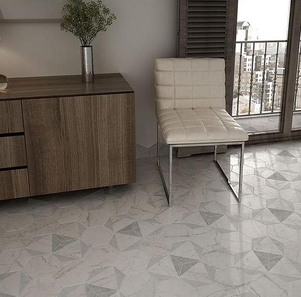Kupi Hexagon Carrara Peak 17,5x20 / Cena v trgovini Vsebo