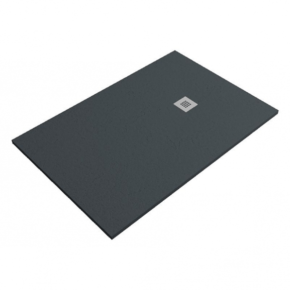 Kupi Tuš kada Slate 100x130 Antracit / Cena v trgovini Vsebo