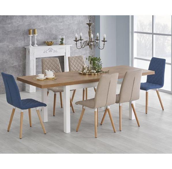 Kupi Stol na razvlačenje Tiago - hrast lancelot 140-220x80 cm / Cena v trgovini Vsebo