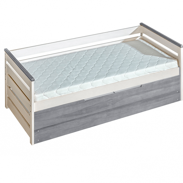 Kupi Krevet Alan AL1 bijelo - sivi - 90x200 cm / Cena v trgovini Vsebo