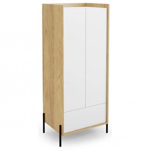 Kupi Ormar Mobius 2D natural/bijela / Cena v trgovini Vsebo