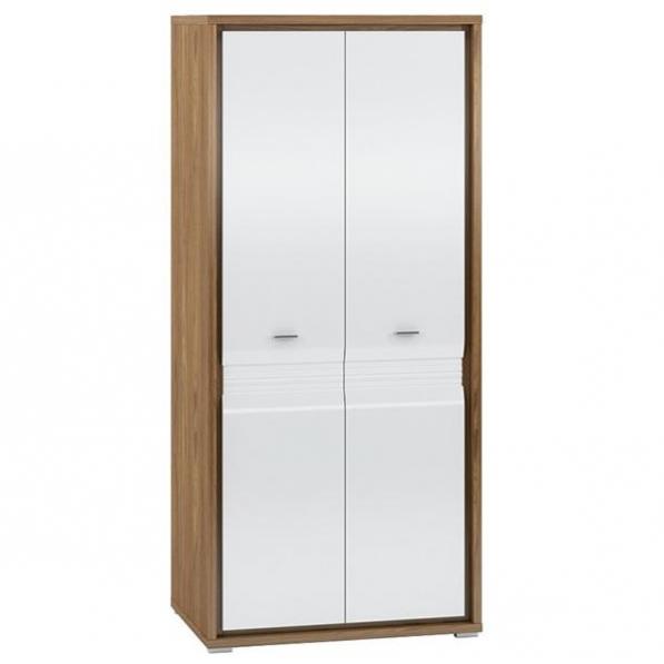 Kupi Ormar Dallas 01 - bijela, orah / Cena v trgovini Vsebo