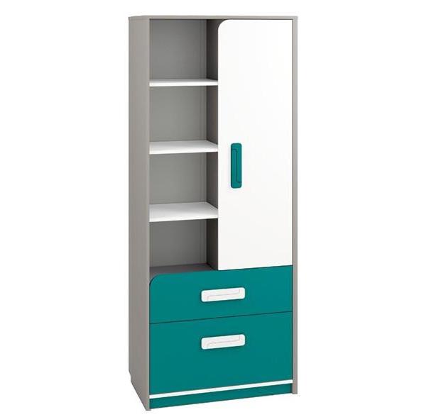 Kupi Ormar IQ 03 - petrolej plava / Cena v trgovini Vsebo