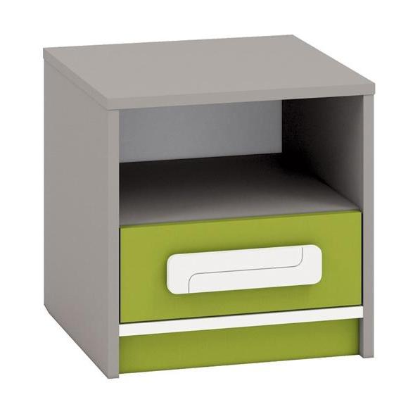Kupi Noćni ormarić IQ 13 - zelena / Cena v trgovini Vsebo