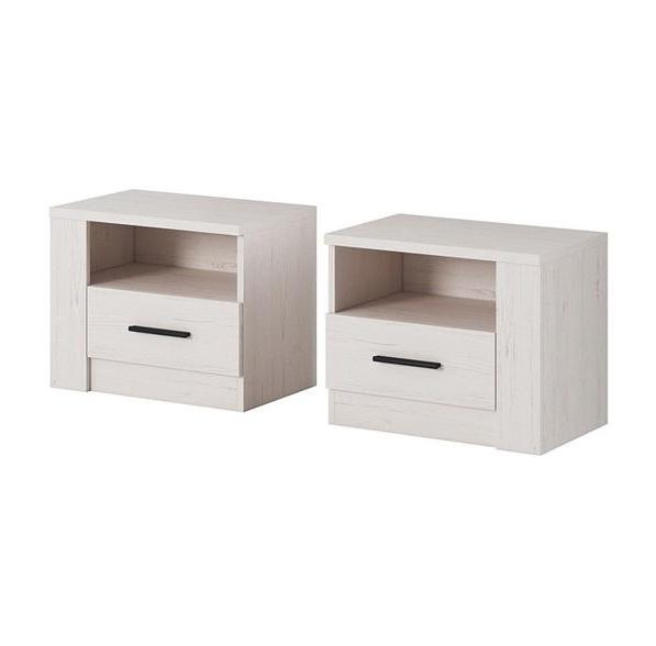 Kupi Noćni ormarić Anders - 2 kom / Cena v trgovini Vsebo