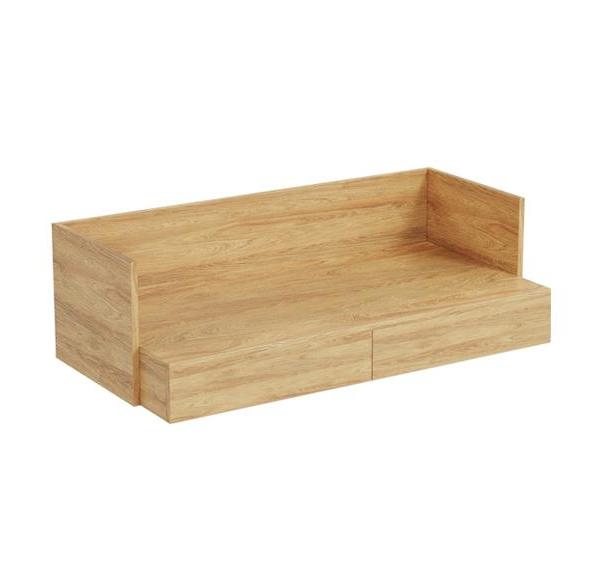 Kupi Radni stol Mobius - hikori hrast / Cena v trgovini Vsebo