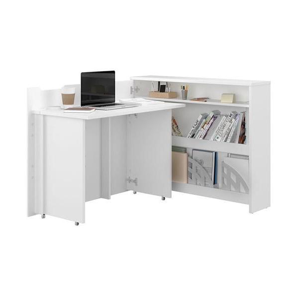 Kupi Sklopivi radni stol CW-01 bijela sjaj / Cena v trgovini Vsebo