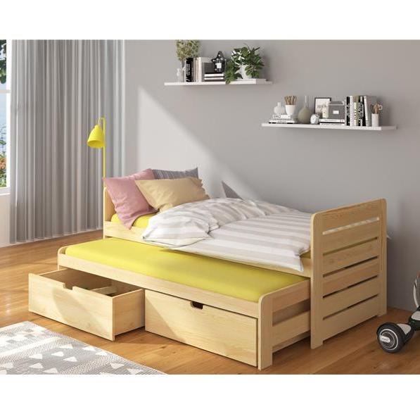Kupi Dječji krevet Tomi - 90x200 - prirodni bor / Cena v trgovini Vsebo