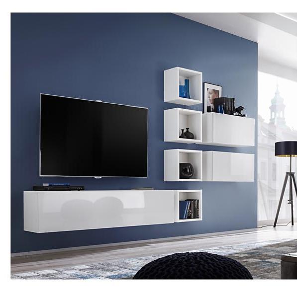 Kupi Regal za dnevni boravak Blox VII 280 cm / Cena v trgovini Vsebo