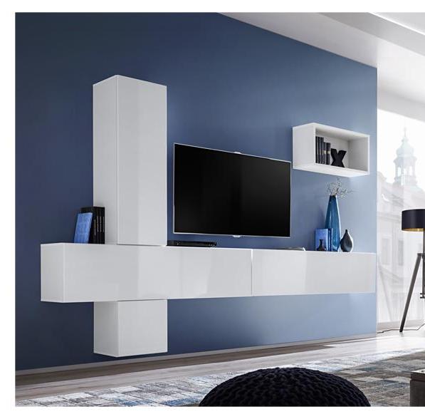 Kupi Regal za dnevni boravak Blox VI 280 cm / Cena v trgovini Vsebo