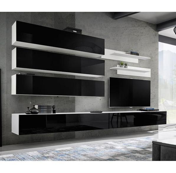 Kupi Regal za dnevni boravak FLY J 320 cm / Cena v trgovini Vsebo