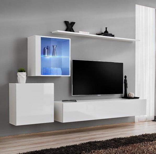 Kupi Regal za dnevni boravak Switch XV 250 cm - LED / Cena v trgovini Vsebo