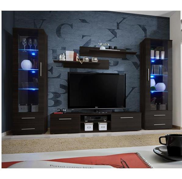 Kupi Regal za dnevni boravak  Galino C 320 cm - LED - 23 EM GC / Cena v trgovini Vsebo