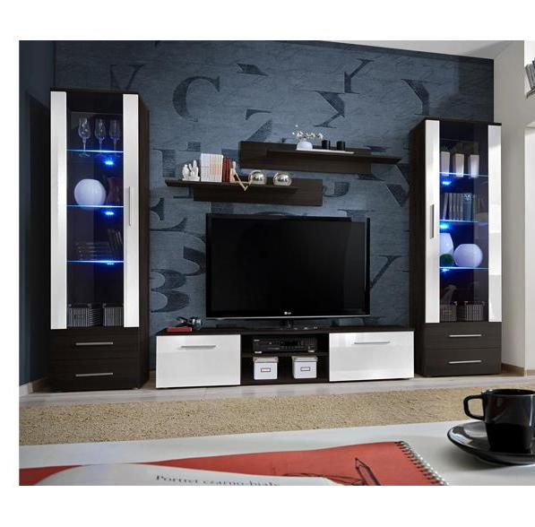 Kupi Regal za dnevni boravak Galino C 320 cm - LED / Cena v trgovini Vsebo