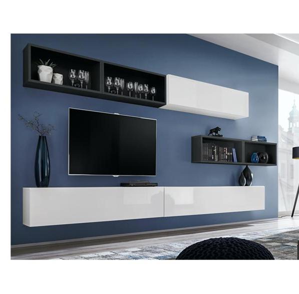 Kupi Regal za dnevni boravak Blox XIV 350 cm / Cena v trgovini Vsebo