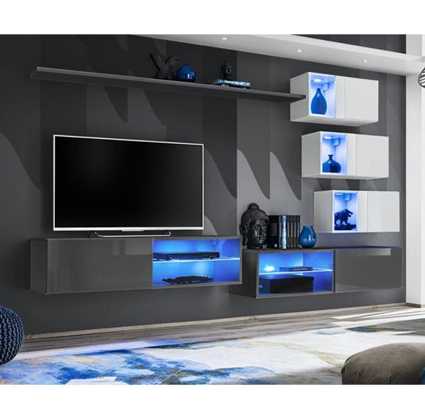 Kupi Regal za dnevni boravak Switch XXIV 260 cm - LED / Cena v trgovini Vsebo