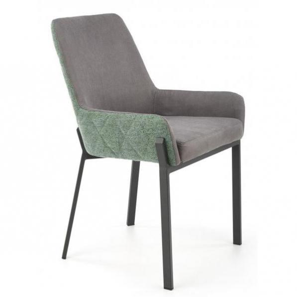Kupi Blagovaonska stolica K439 - tamno siva/zelena / Cena v trgovini Vsebo