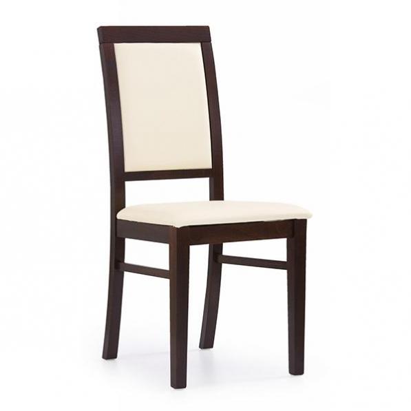 Kupi Blagovaonska stolica Sylwek 1 - tamni orah/Cayenne1112 / Cena v trgovini Vsebo