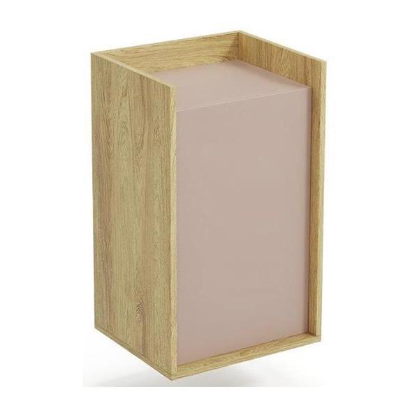 Kupi Kabinet Mobius 1D - hikori hrast/roza / Cena v trgovini Vsebo