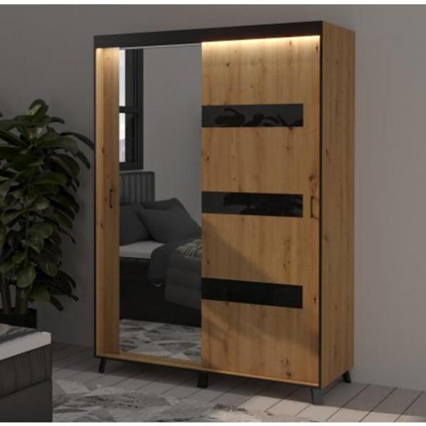 Kupi Garderobni ormar Tova 150 LED / Cena v trgovini Vsebo