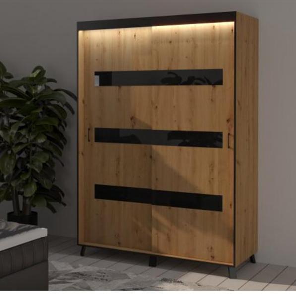 Kupi Garderobni ormar Solano 200 LED / Cena v trgovini Vsebo