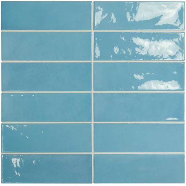 Kupi Village Azure Blue Gloss 6,5x20 / Cena v trgovini Vsebo