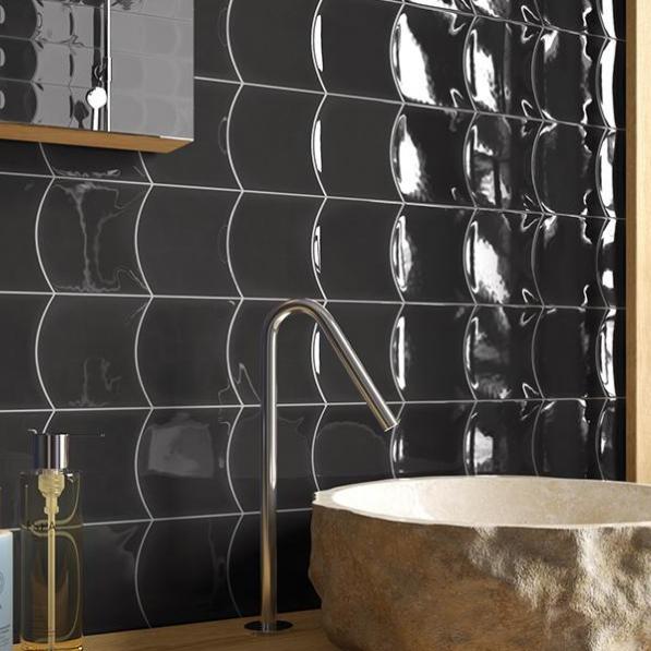 Kupi Wave Black Gloss 12x12 / Cena v trgovini Vsebo