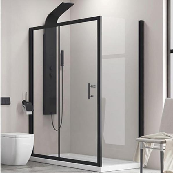 Kupi Tuš kabina Flora 500 Nero 70x120 / Cena v trgovini Vsebo