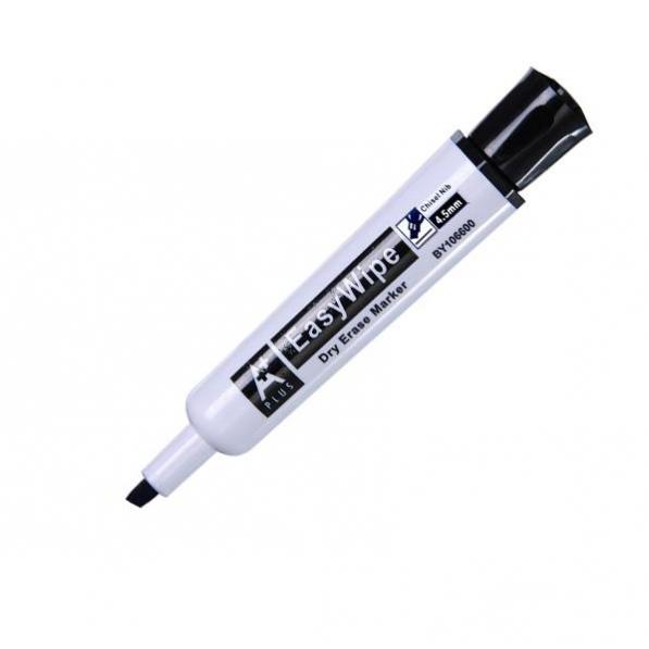 Kupi A PLUS Marker za bijelu tablu EASYWIPE C, crn skraćeni vrh, 12 kom / Cena v trgovini Vsebo
