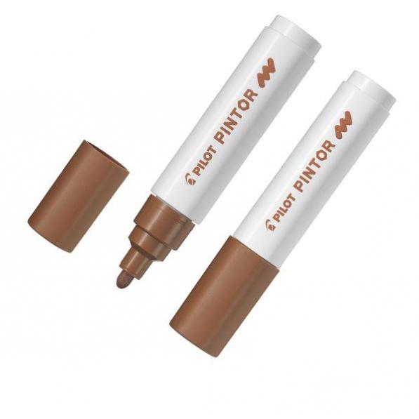 Kupi Pilot Marker Pintor MEDIUM, smeđi SW-PT-M-BN, 6 kom / Cena v trgovini Vsebo