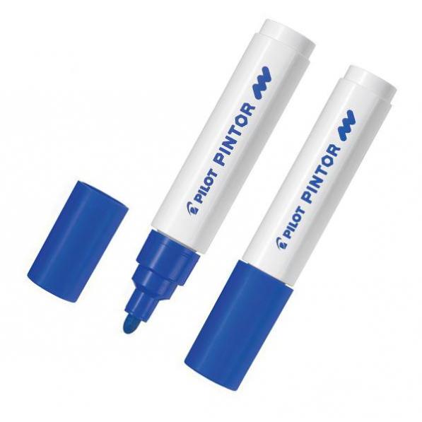 Kupi Pilot Marker Pintor MEDIUM, plavi SW-PT-M-L, 6 kom / Cena v trgovini Vsebo