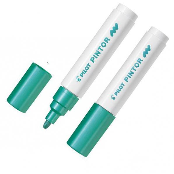 Kupi Pilot Marker Pintor  MEDIUM, metal zeleni SW-PT-M-MG, 6 kom / Cena v trgovini Vsebo