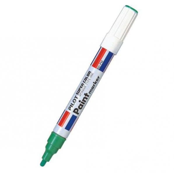 Kupi Pilot Paint Marker vodootporan, zeleni SC-PM-G, 12 kom / Cena v trgovini Vsebo