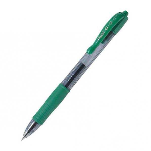 Kupi Pilot Gel roler G-2 0,7 zeleni BL-G2-7-G, 12 kom / Cena v trgovini Vsebo
