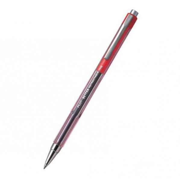 Kupi Pilot kemijska olovka BETTER RETRACT, crvena BP-145-F-R, 12 kom / Cena v trgovini Vsebo