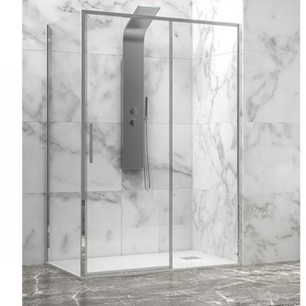 Kupi Tuš kabina Lea 400 krom 80x130 / Cena v trgovini Vsebo