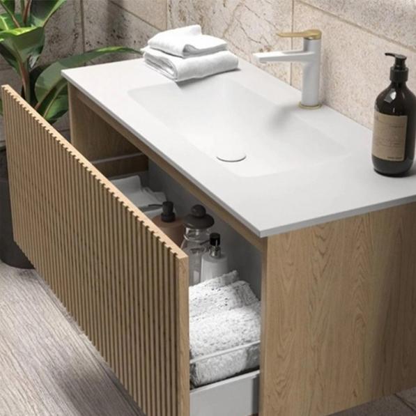 Kupi Umivaonik Deciso 80 white mat / Cena v trgovini Vsebo