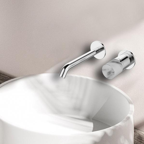 Kupi Slavina za umivaonik Joan Marmo Bianco zidna / Cena v trgovini Vsebo