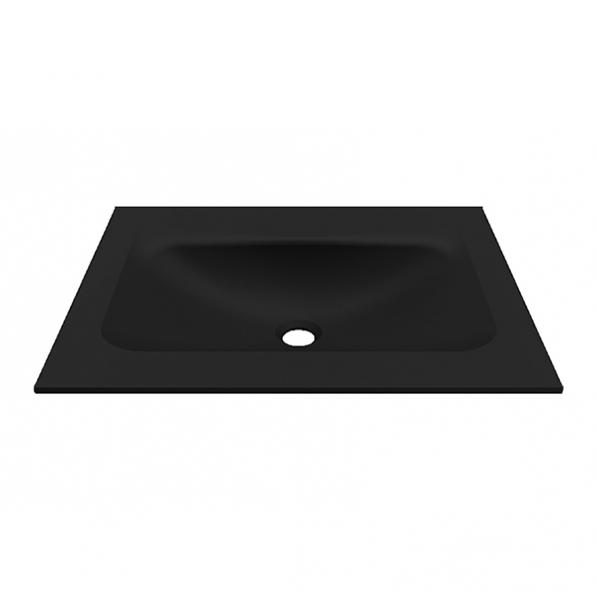 Kupi Umivaonik Anim 60 black mat / Cena v trgovini Vsebo