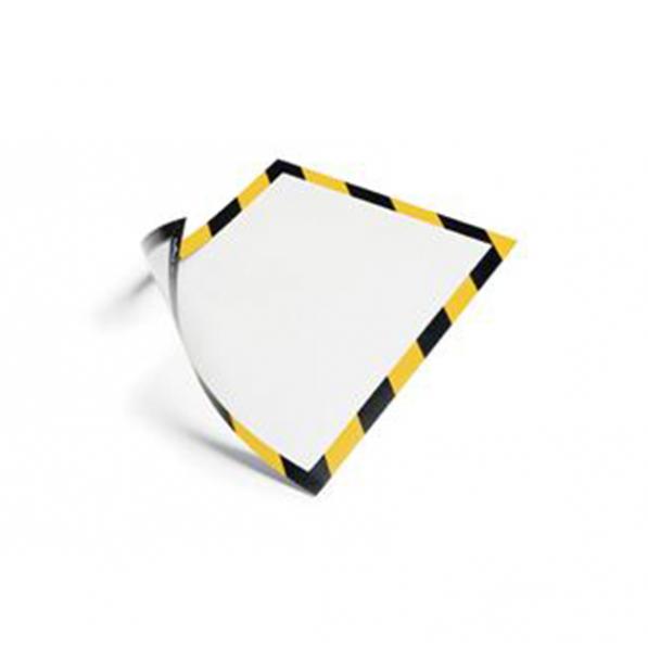 Kupi Durable Okvir DURAFRAME MAGNETIC A4, žuto-crn SECURITY, 5 kos / Cena v trgovini Vsebo
