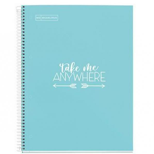 Kupi MiquelRius Bilježnica A4, linirana, 80 listova, 90g, ORIGINAL 1, ocean / Cena v trgovini Vsebo