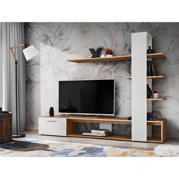 Kupi Regal za dnevni boravak Eco - bijel/votan / Cena v trgovini Vsebo