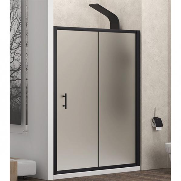 Kupi Tuš vrata Flora 500 Nero Satin 100x190 / Cena v trgovini Vsebo