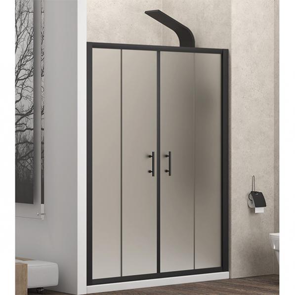 Kupi Tuš vrata Flora 600 Nero Satin 150x190 / Cena v trgovini Vsebo