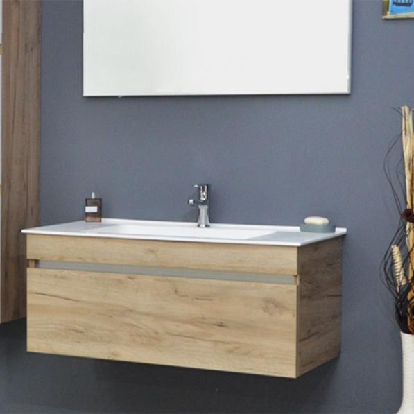 Kupi Ormarić s umivaonikom Agora 100 Rustik / Cena v trgovini Vsebo