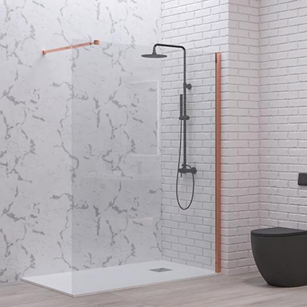 Kupi Tuš stijena Walkin 1 Rose Gold 150x200 / Cena v trgovini Vsebo