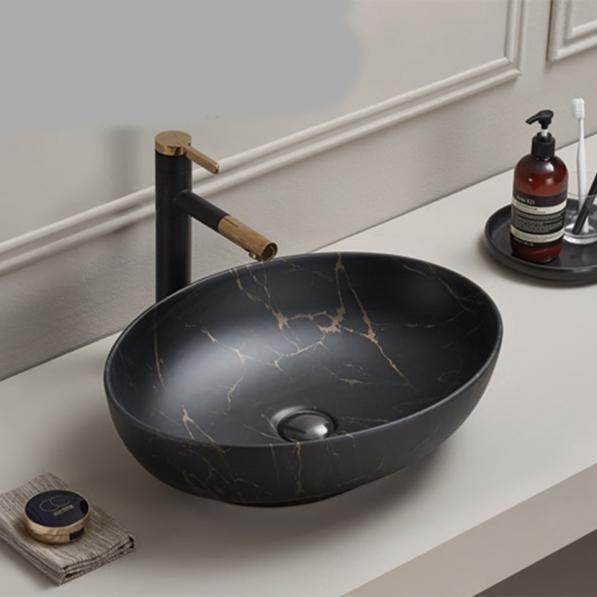Kupi Kimic oval 52 Gold Black / Cena v trgovini Vsebo