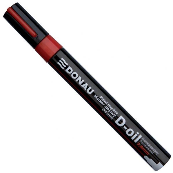 Kupi Donau Marker uljni D-oil 2,8mm crveni, 12 kom / Cena v trgovini Vsebo